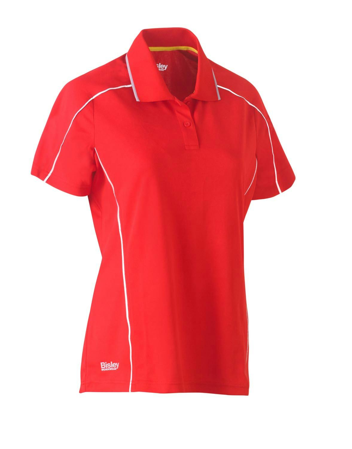 Bisley Women's Cool Mesh Polo with Reflective Piping_24