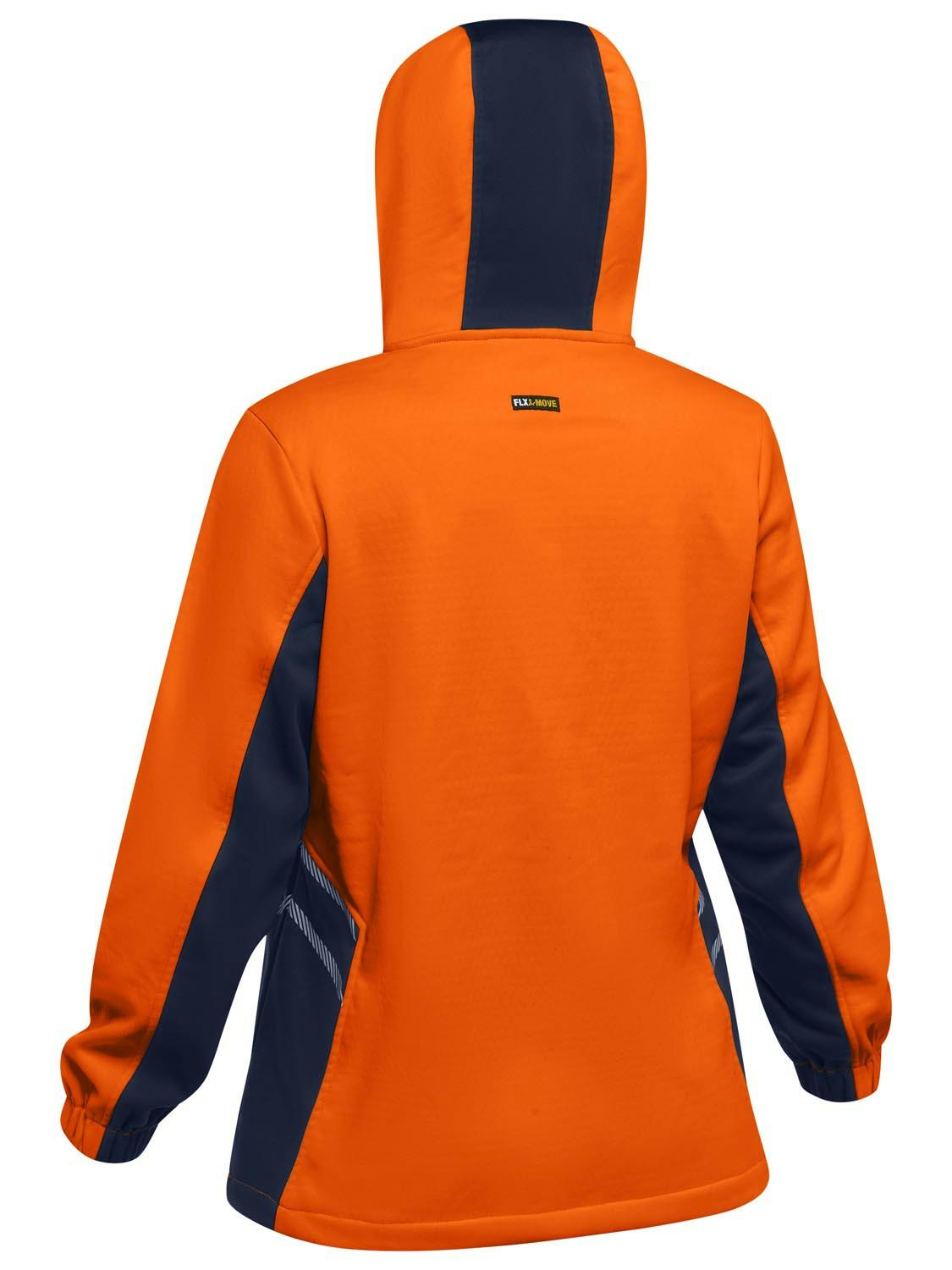 Bisley Women's Hi Vis Liquid Repellent Fleece Hoodie_1