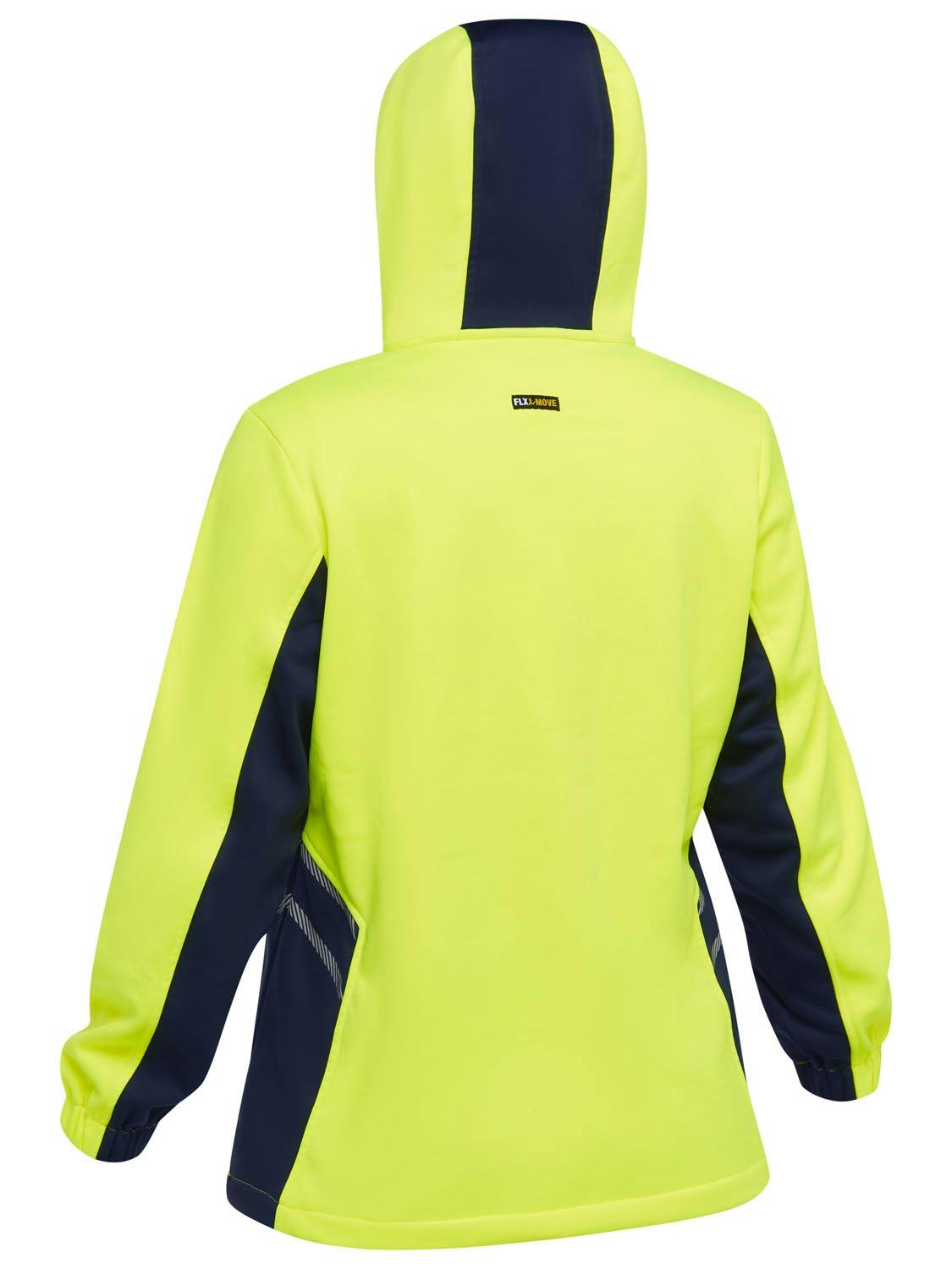 Bisley Women's Hi Vis Liquid Repellent Fleece Hoodie_5