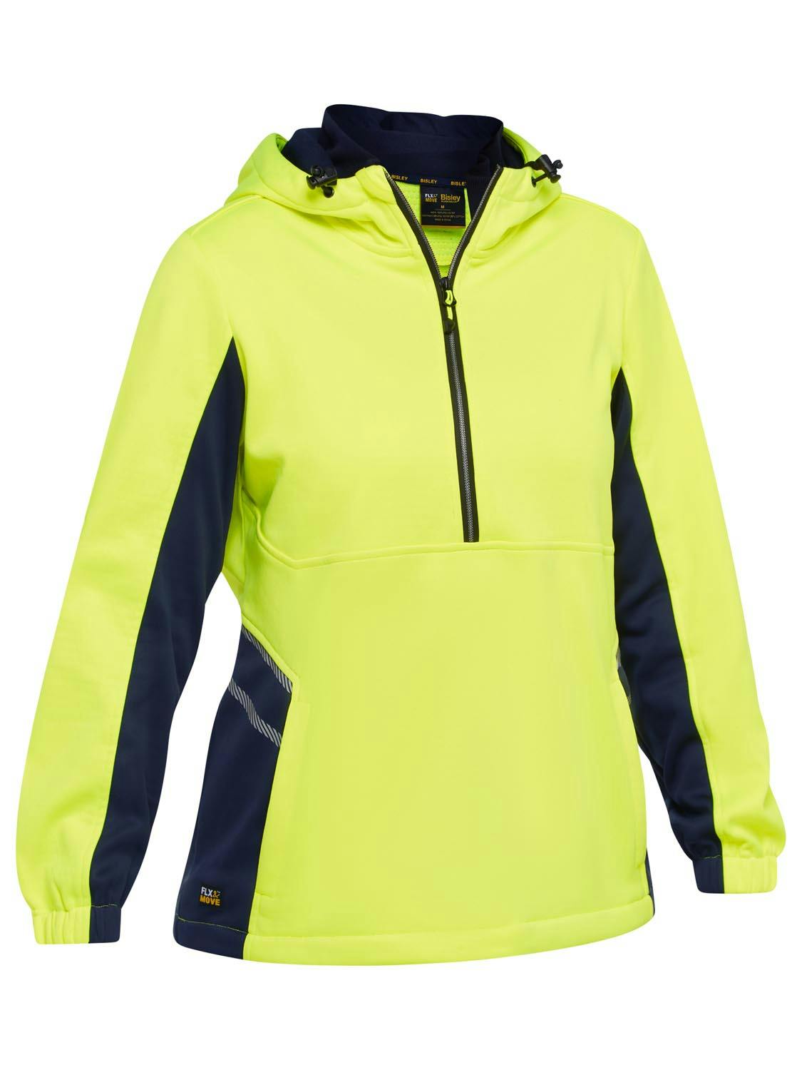 Bisley Women's Hi Vis Liquid Repellent Fleece Hoodie_6