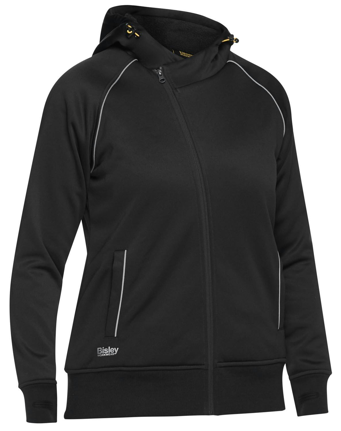 Bisley Women's Fleece Zip Front Hoodie with Sherpa Lining_3