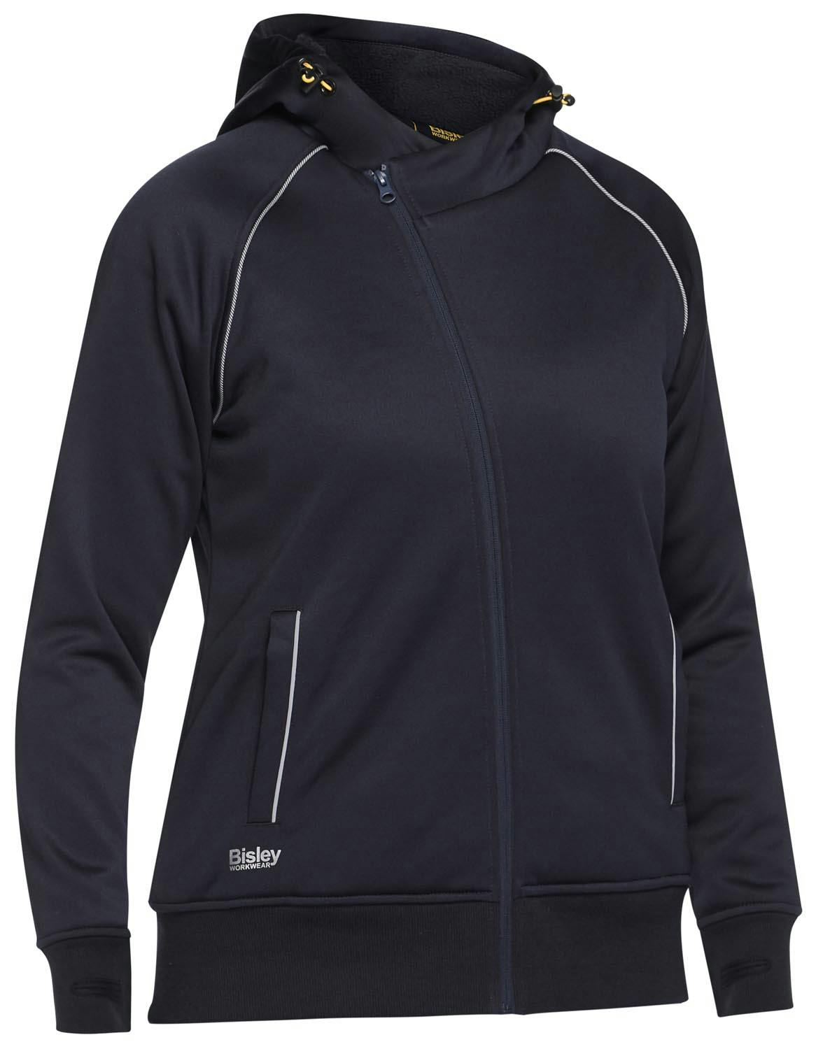 Bisley Women's Fleece Zip Front Hoodie with Sherpa Lining_7