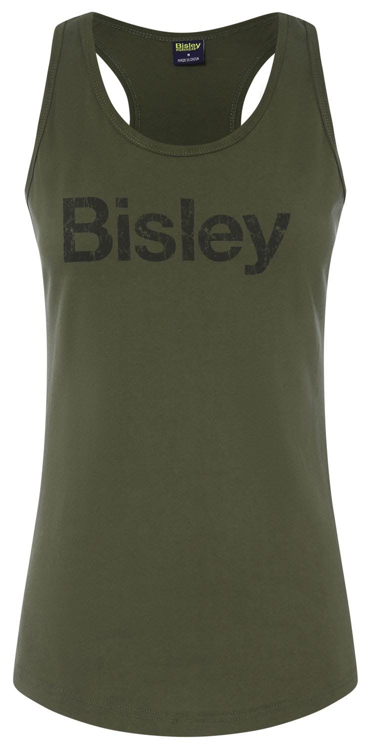 Bisley Women's Cotton Logo Singlet_1