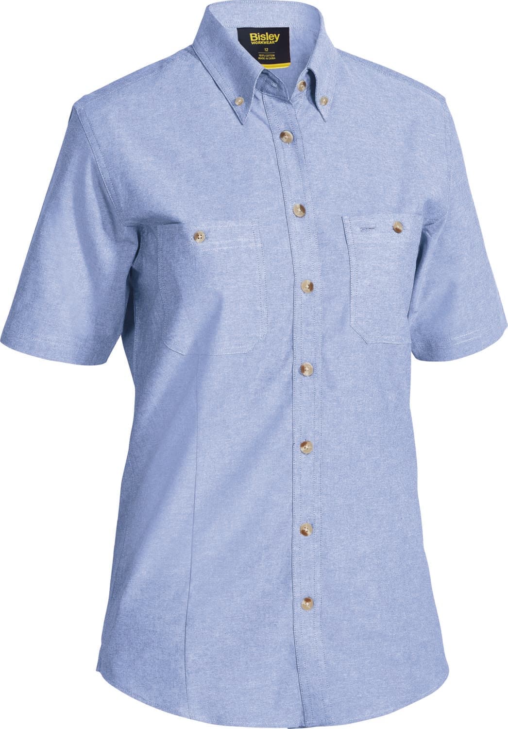 Bisley Womens Short Sleeve Chambray Shirt