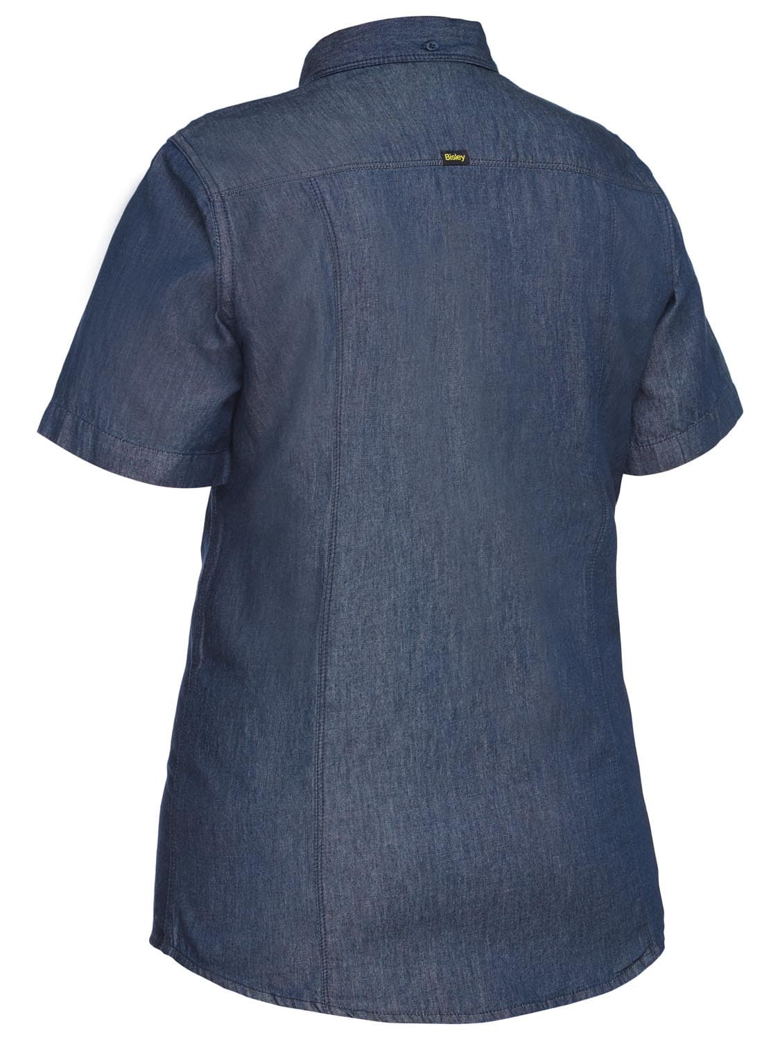 Bisley Womens Short Sleeve Denim Work Shirt_0