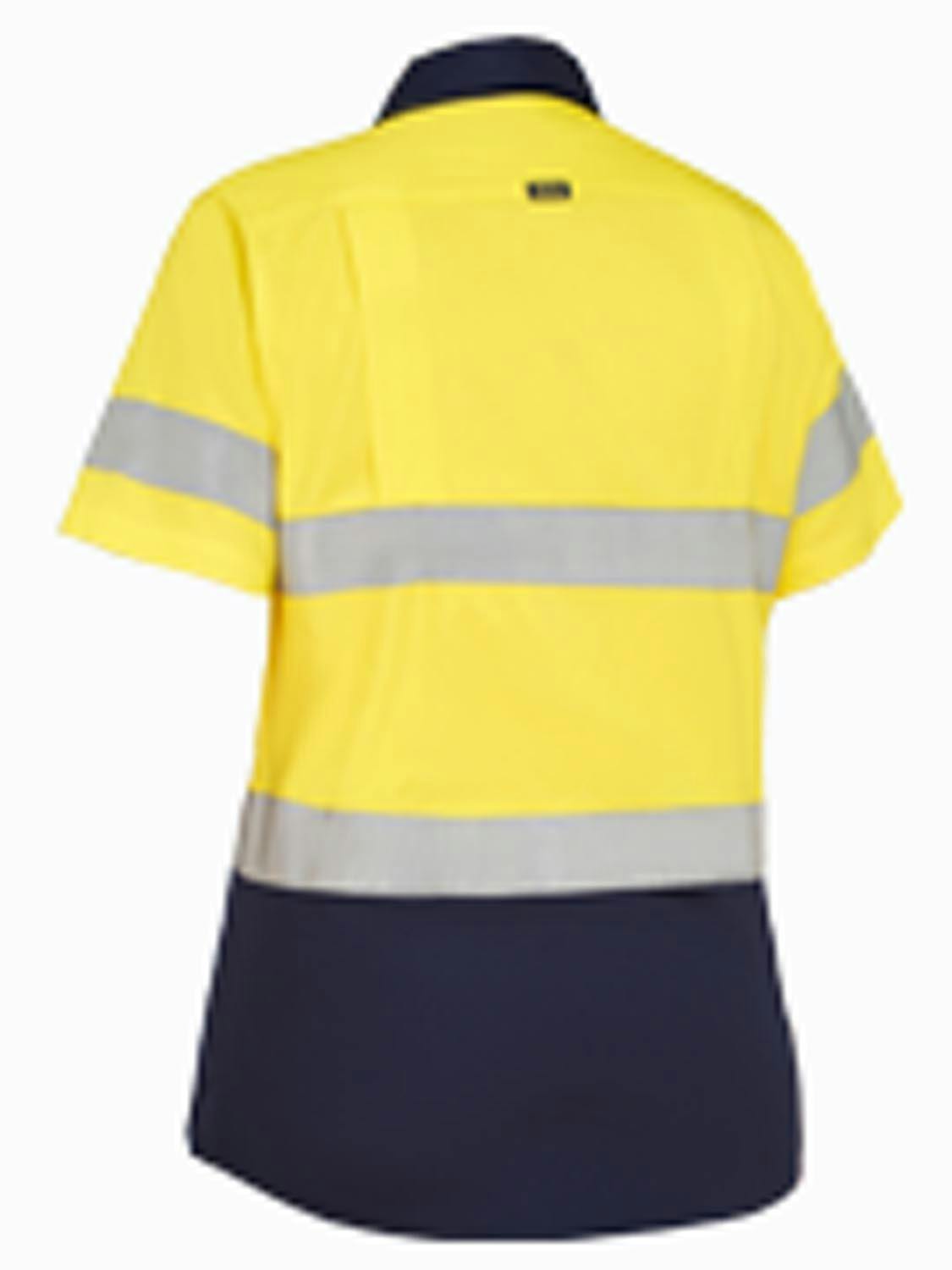 Bisley Women's Taped Hi Vis Cool Lightweight Drill Shirt_1