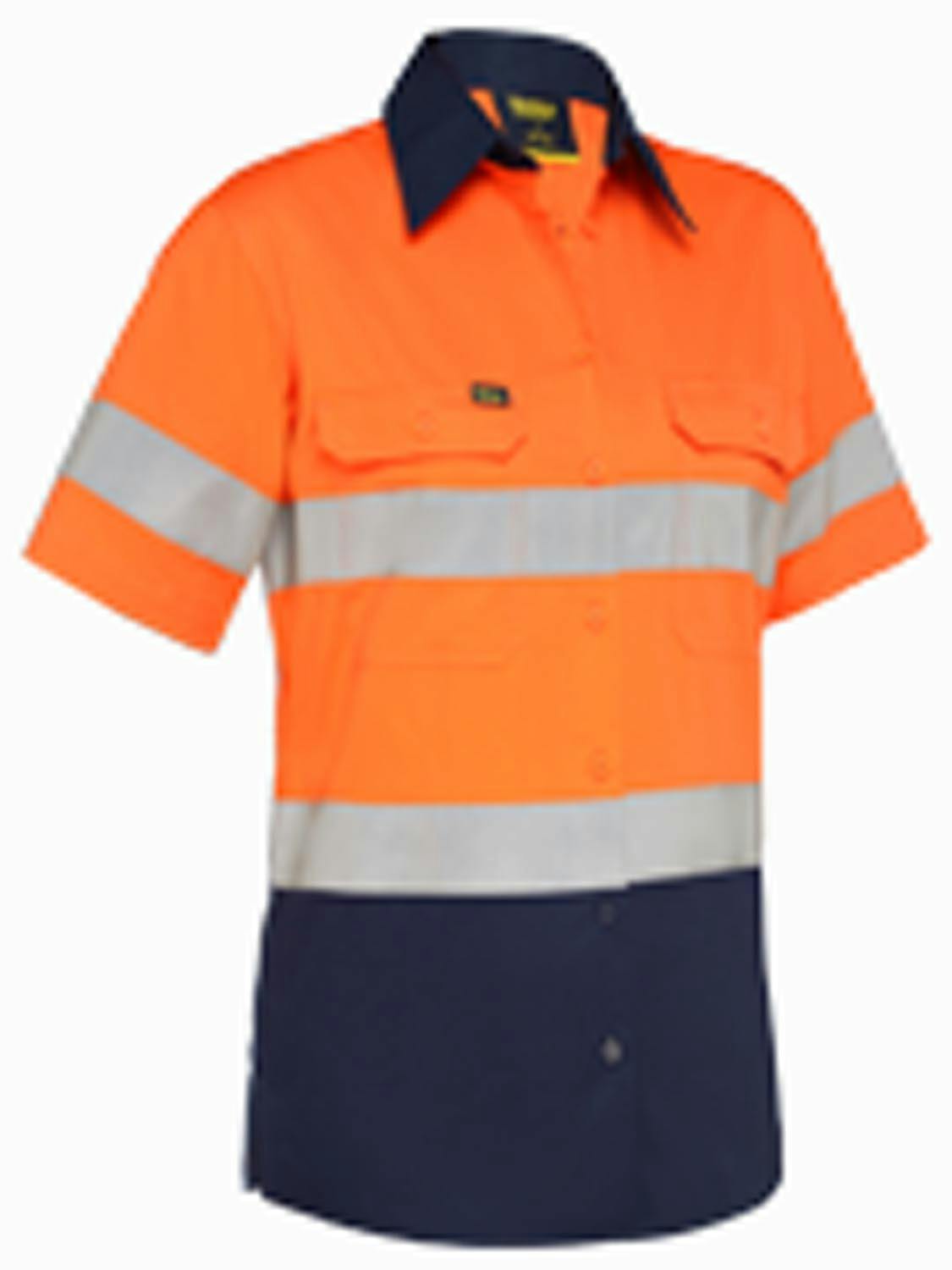 Bisley Women's Taped Hi Vis Cool Lightweight Drill Shirt_10