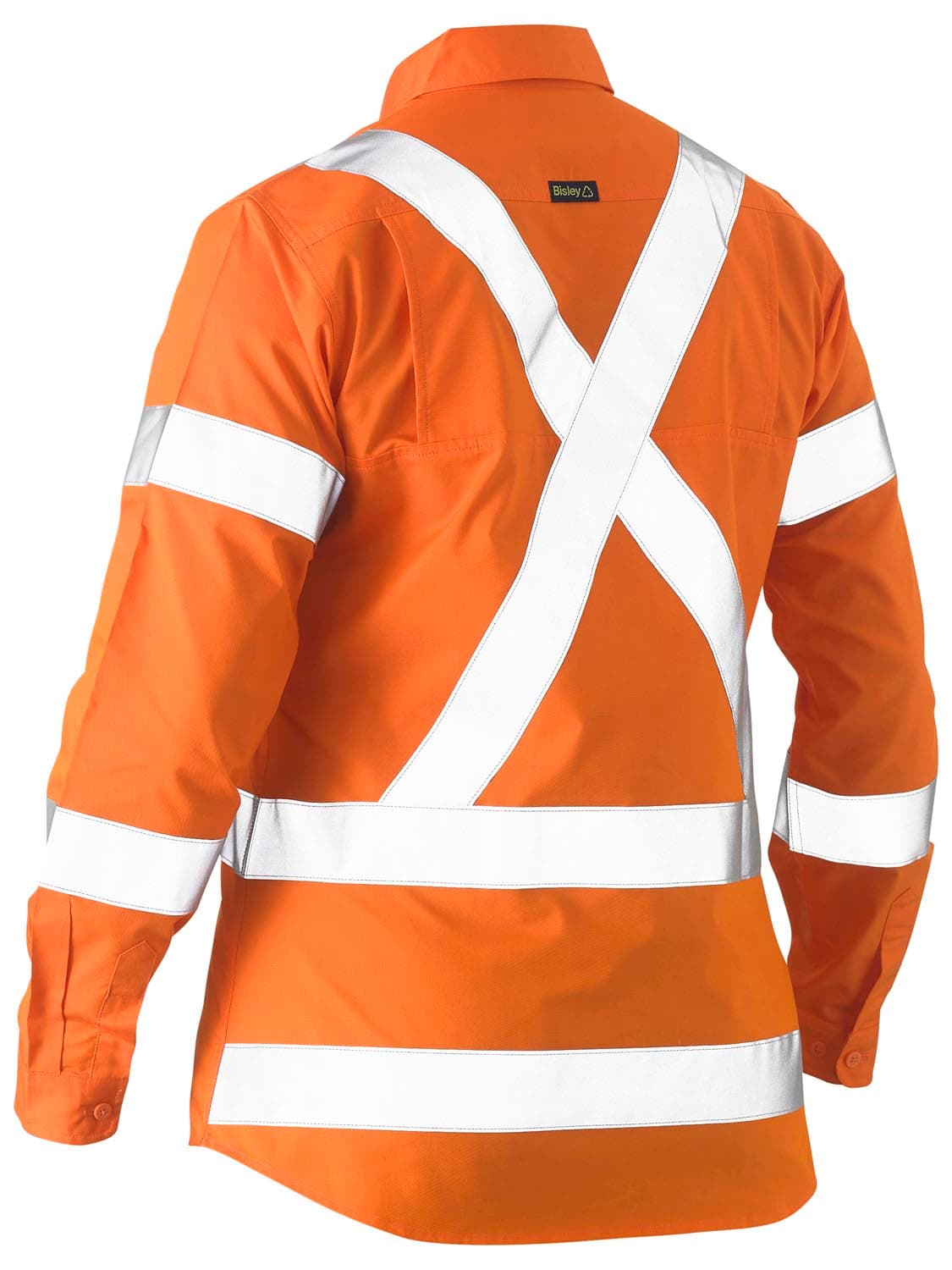 Bisley Bisley Recycle Women's X Taped Hi Vis Drill Shirt