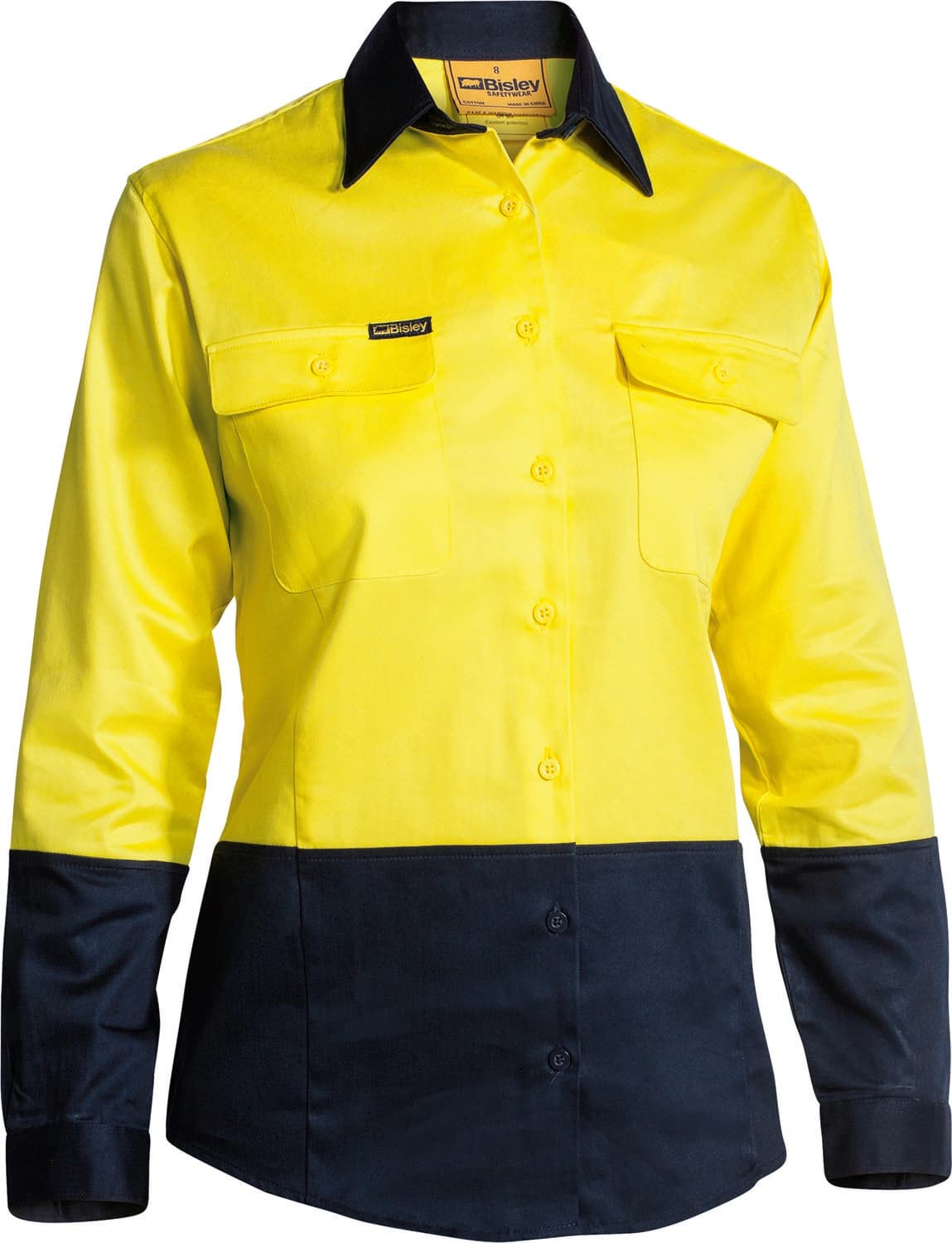 Bisley Women's Hi Vis Drill Shirt_0