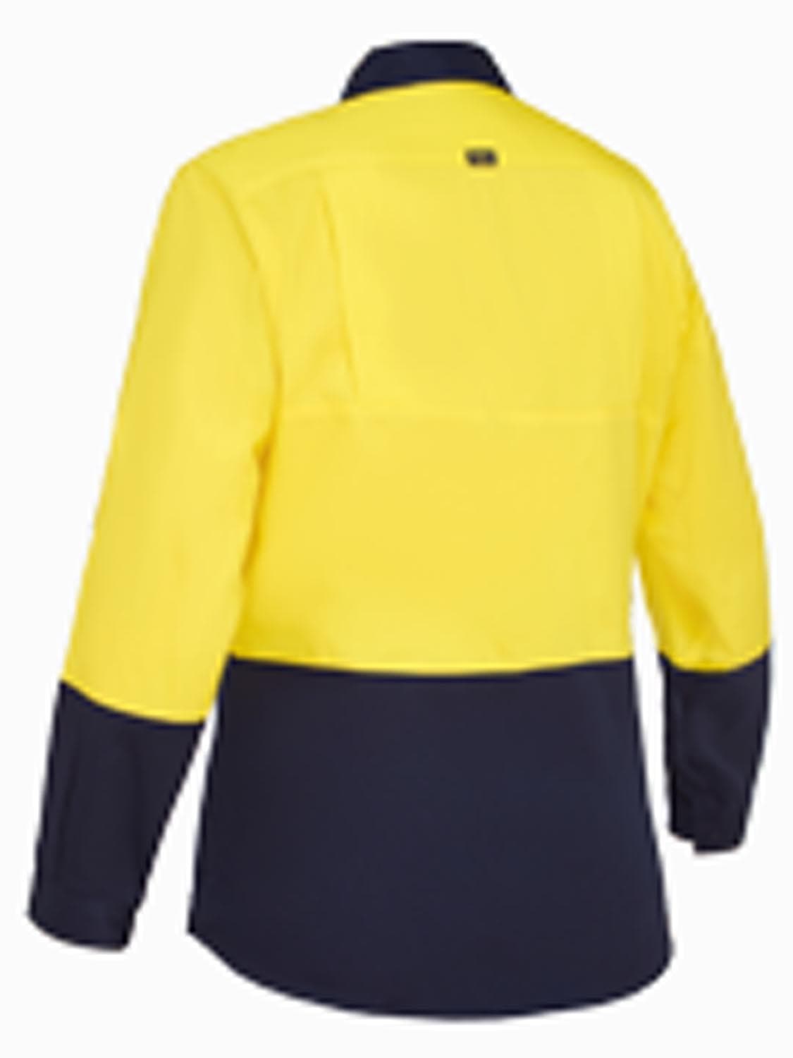 Bisley Women's Cool Lightweight Hi Vis Drill Shirt_1