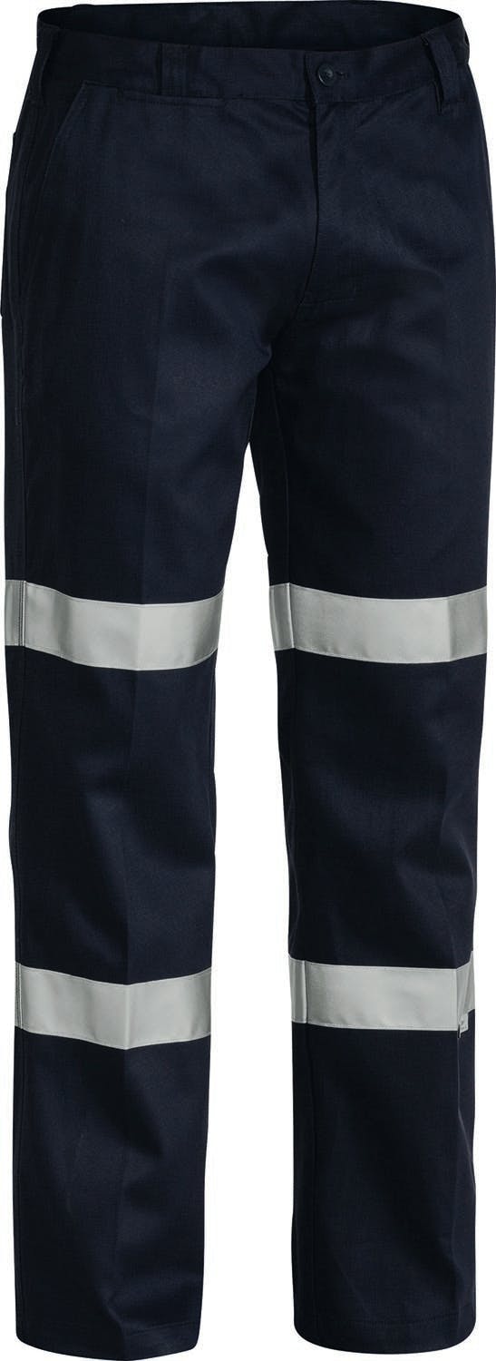 Bisley Taped Biomotion Cotton Drill Work Pants