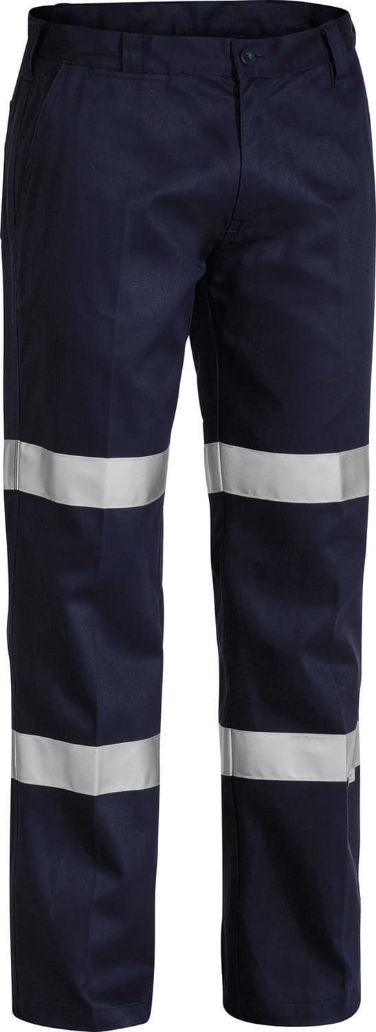 Bisley Taped Biomotion Cotton Drill Work Pants_0