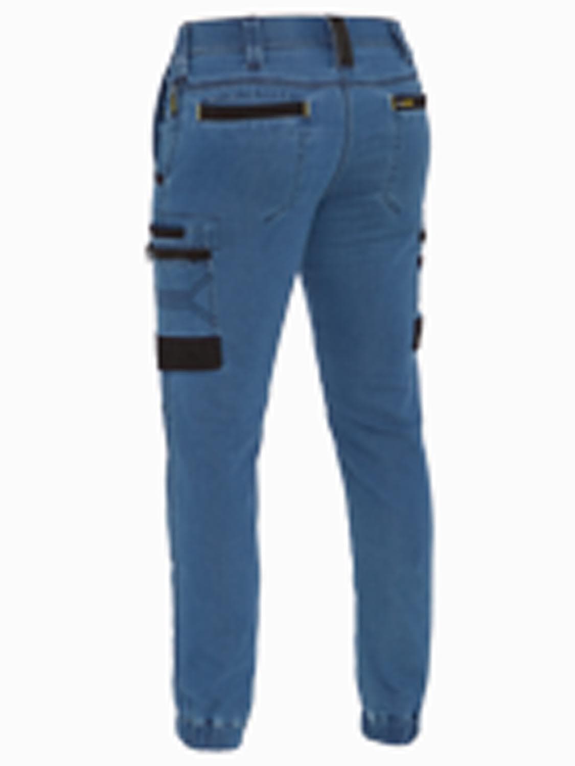 Bisley Flx and Move™ Stretch Denim Cargo Cuffed Pants_8