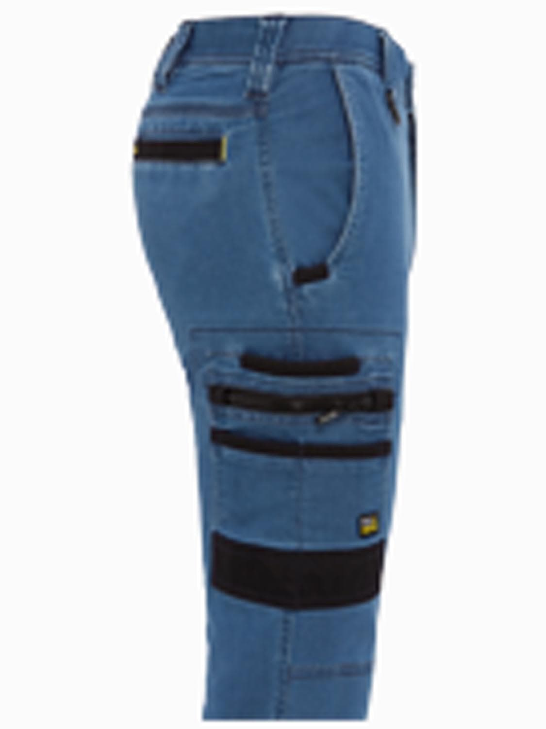 Bisley Flx and Move™ Stretch Denim Cargo Cuffed Pants_12