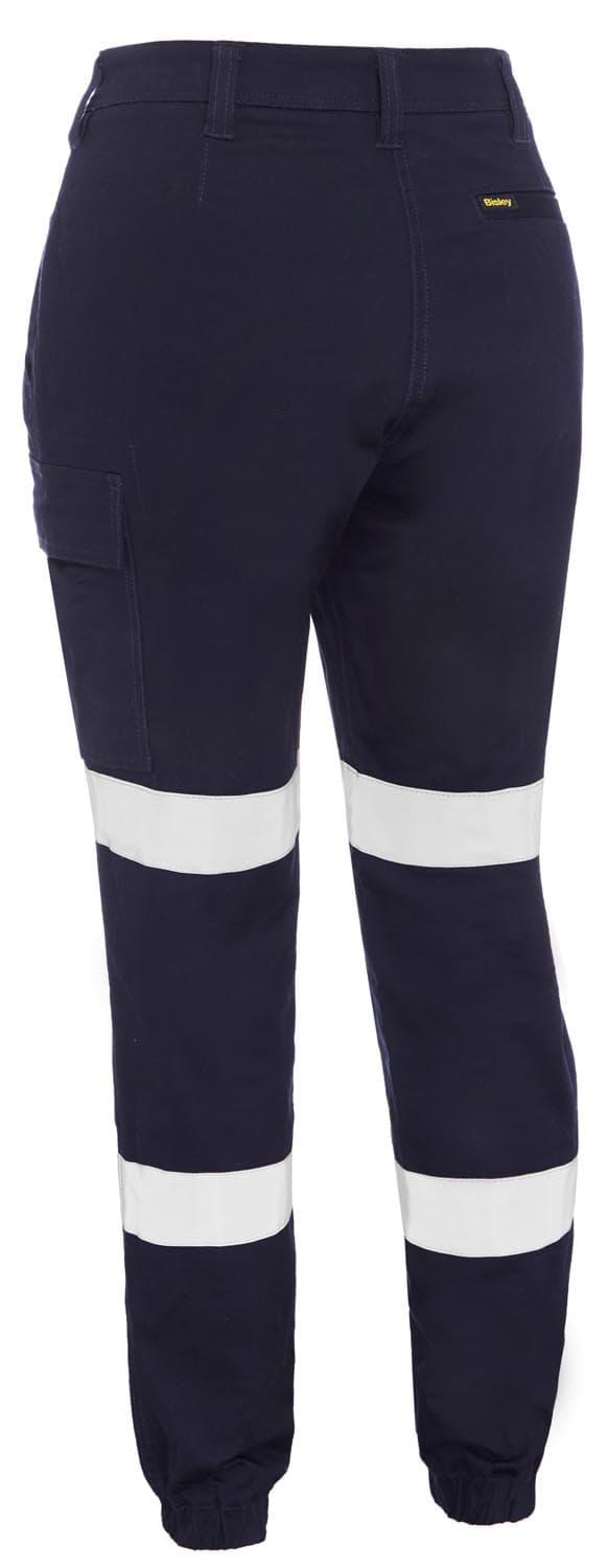 Bisley Women's Taped Cotton Cargo Cuffed Pants