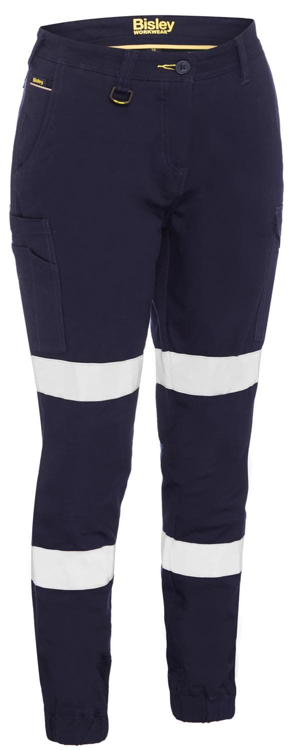 Bisley Women's Taped Cotton Cargo Cuffed Pants_1