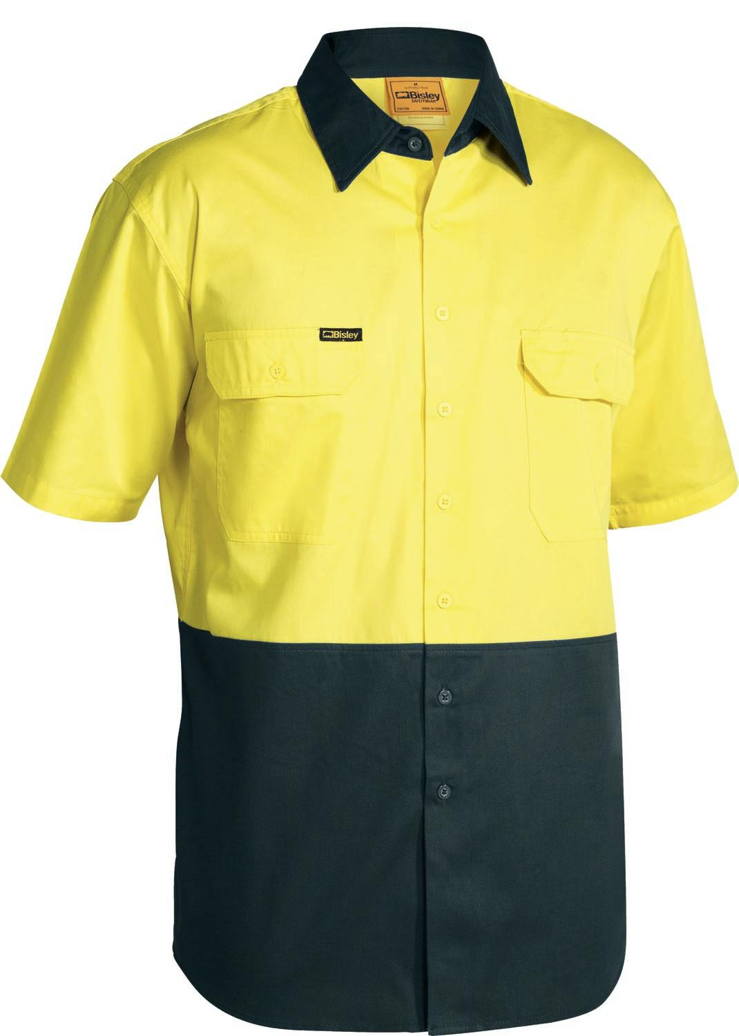 Bisley Hi Vis Cool Lightweight Drill Shirt_4