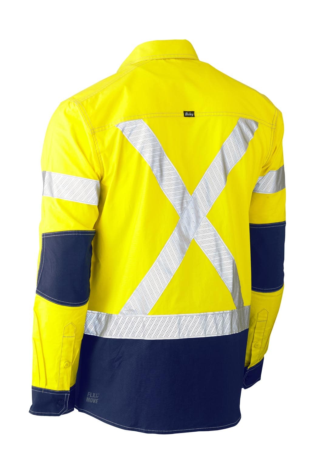 Bisley Flx & Move™ X Taped Hi Vis Utility Shirt_1