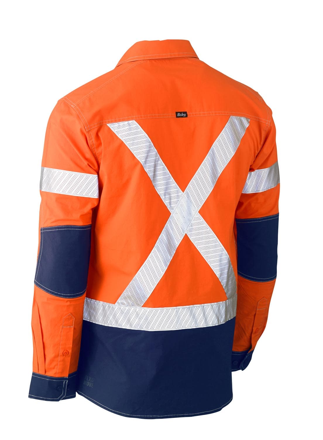 Bisley Flx & Move™ X Taped Hi Vis Utility Shirt_3