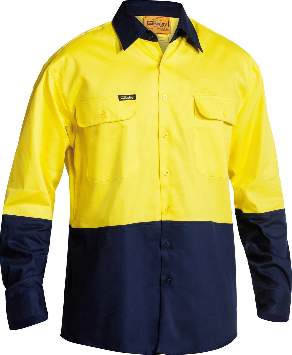 Bisley HI Vis Drill Shirt_0