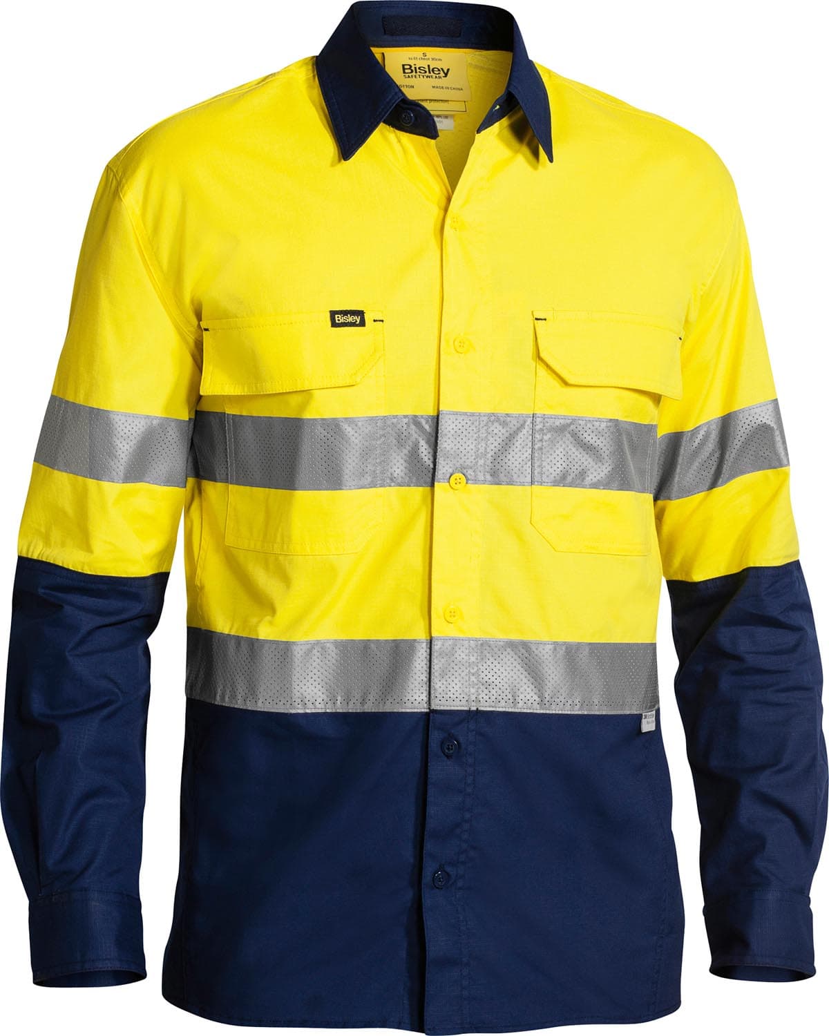 Bisley X Airflow™ Taped Hi Vis Ripstop Shirt