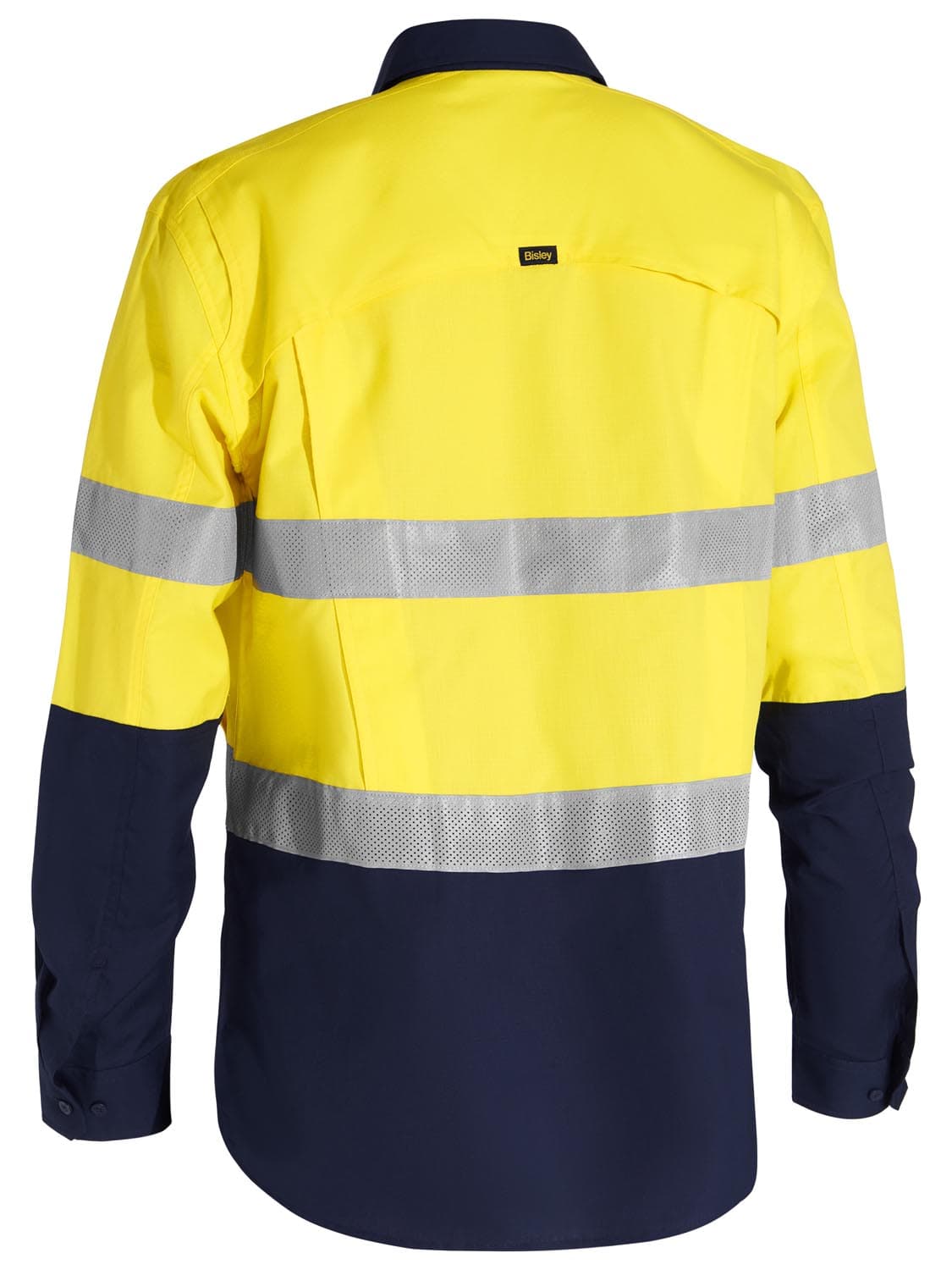 Bisley X Airflow™ Closed Front Taped Hi Vis Ripstop Shirt_0