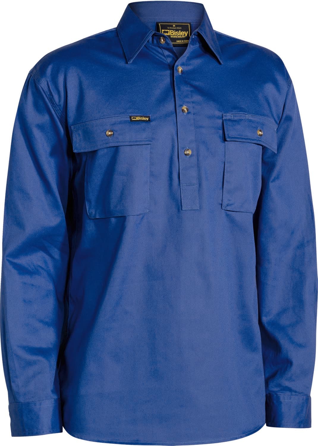 Bisley Closed Front Cotton Drill Shirt_6