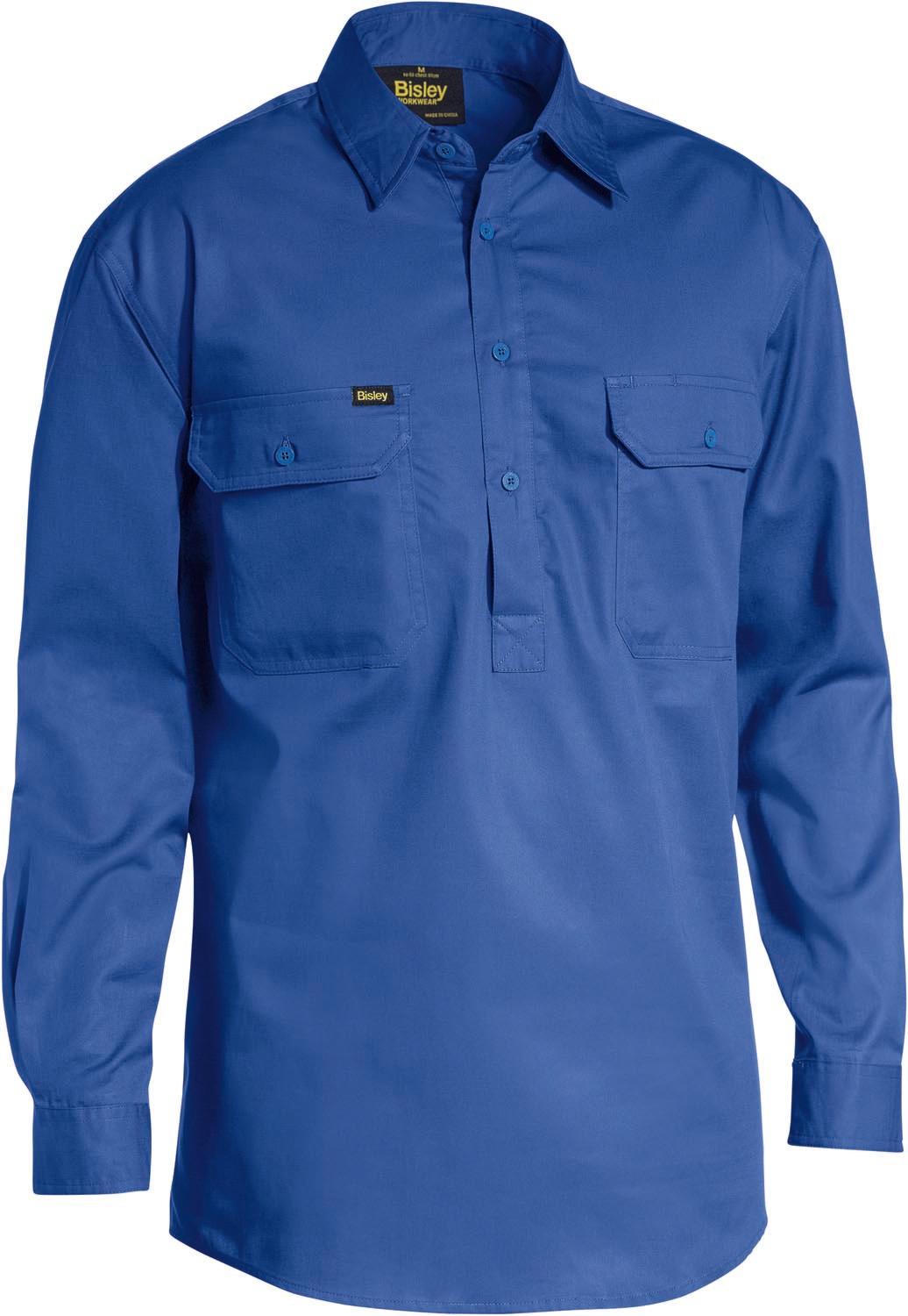 Bisley Closed Front Cool Lightweight Drill Shirt_4