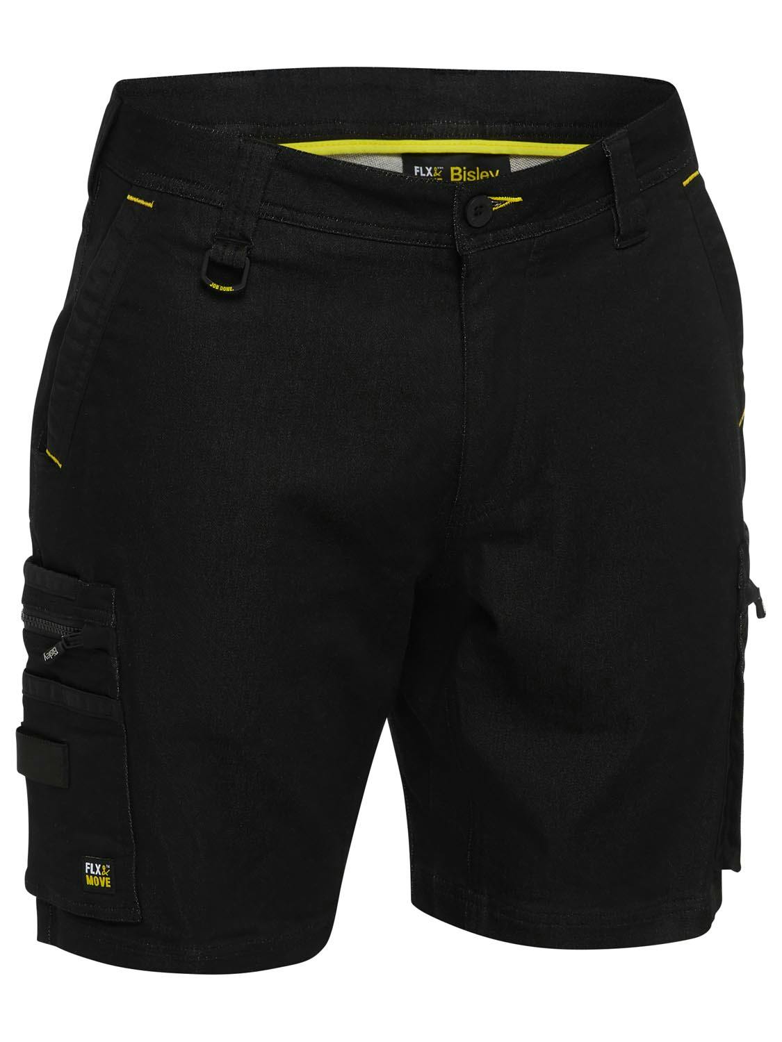 Bisley Flx and Move™ Stretch Denim Zip Cargo Shorts_8