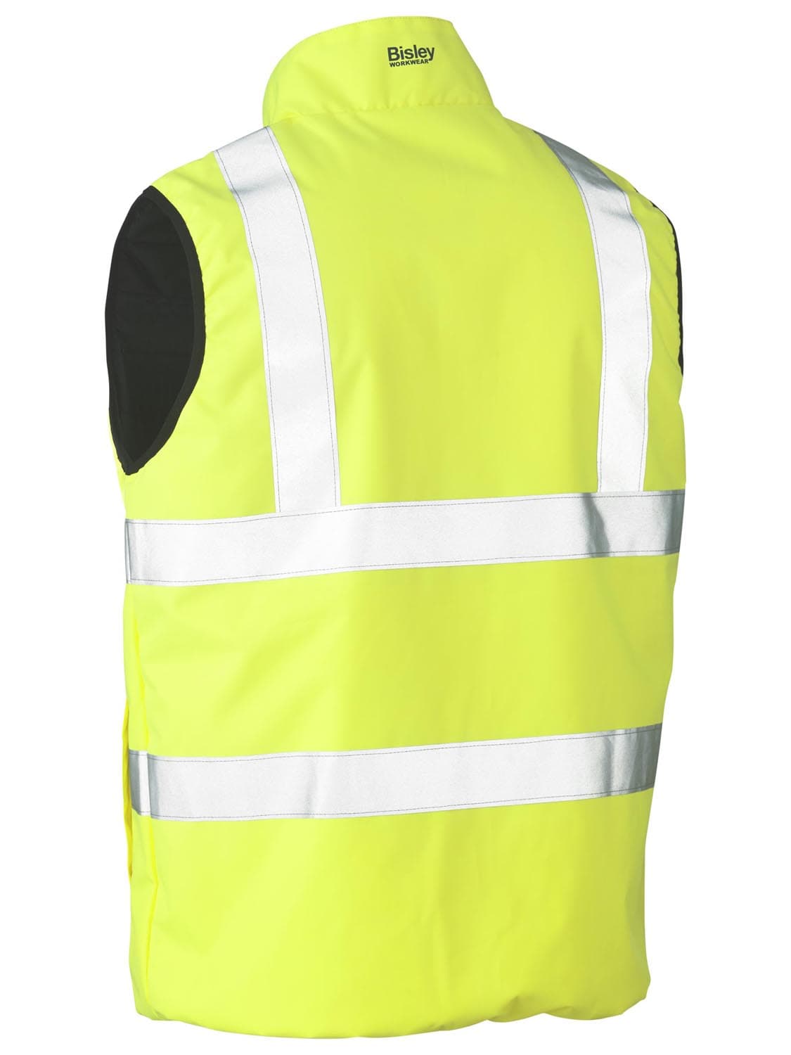 Bisley Taped Hi Vis Reversible Puffer Vest