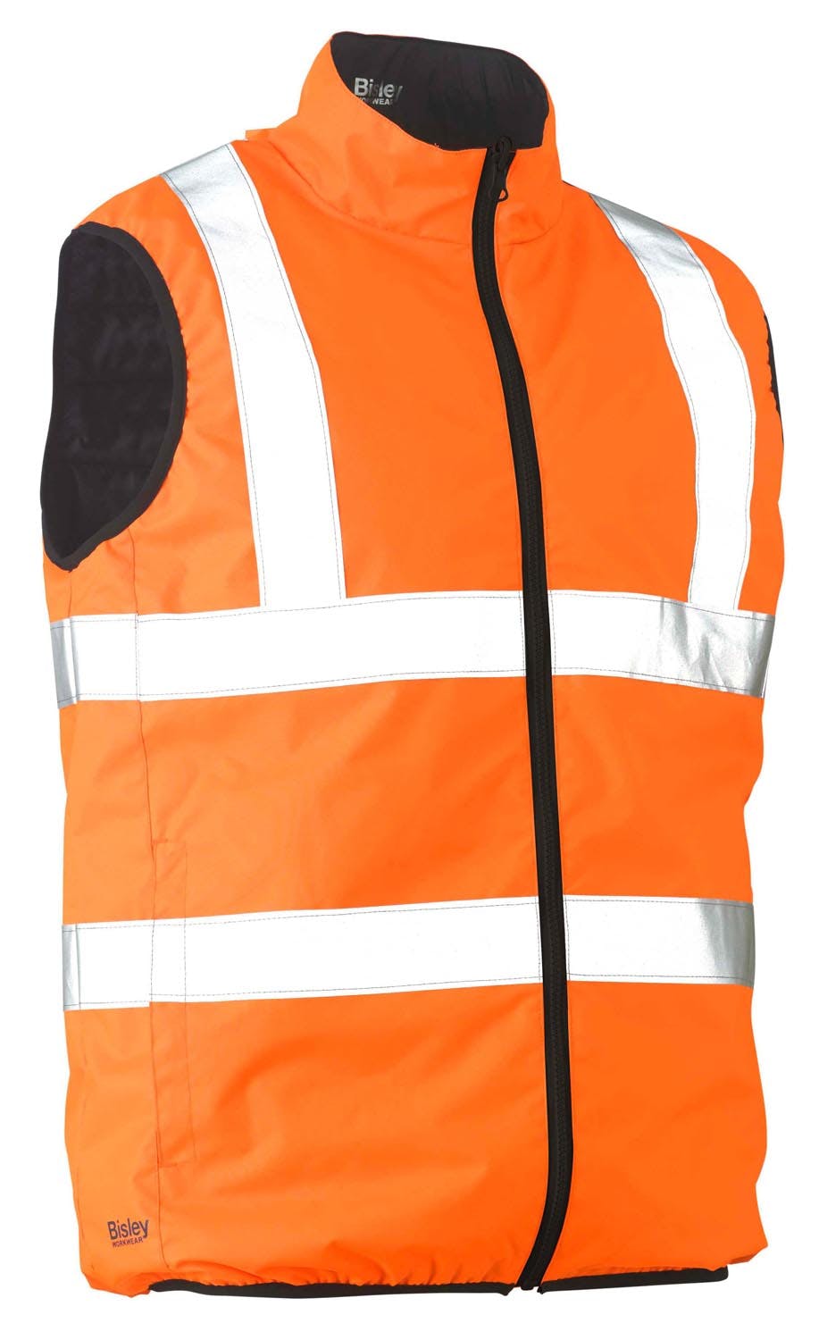 Bisley Taped Hi Vis Reversible Puffer Vest_7