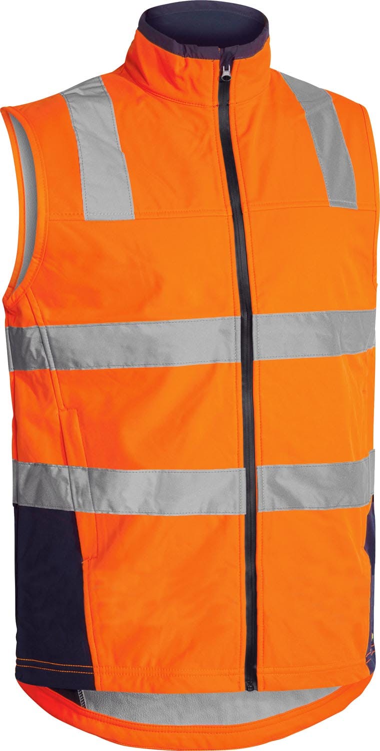 Bisley Taped Hi Vis Soft Shell Vest_3