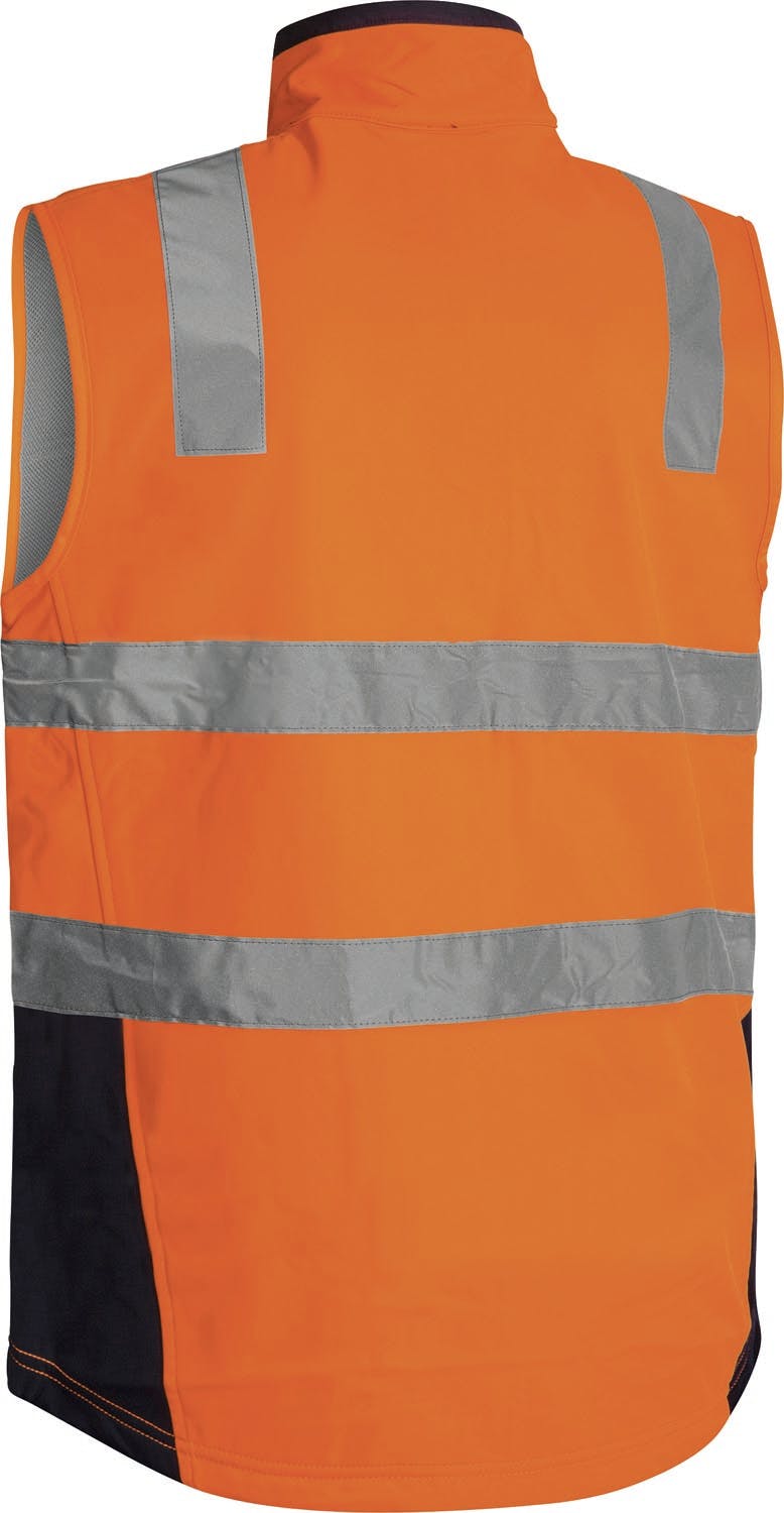 Bisley Taped Hi Vis Soft Shell Vest_4