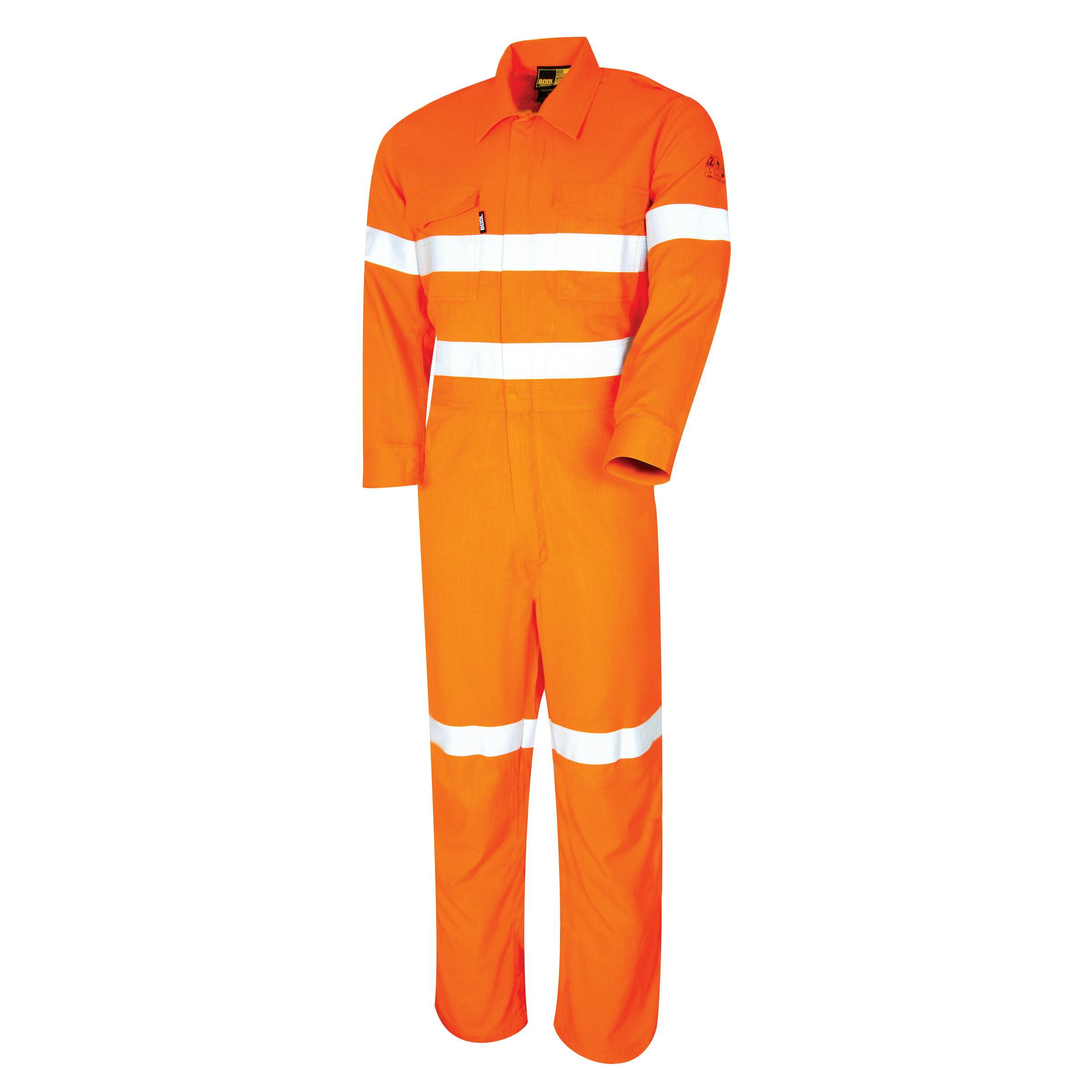 Bool PT Coveralls 197gsm Parvotex 2.0 Fire Retardent With Loxy FR 9801 Two Hoop Reflective Tape