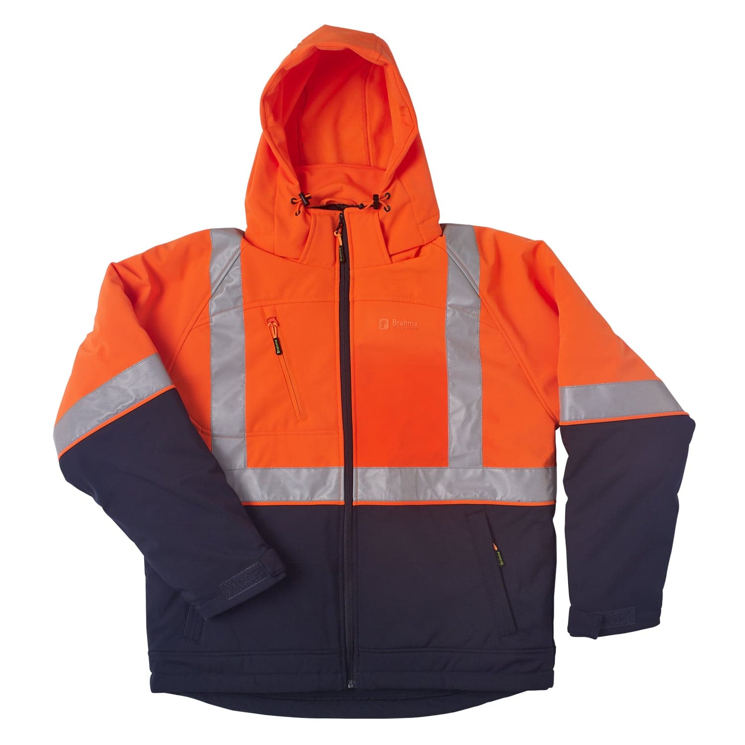 Brahma Cradle Mountain II D/N Padded Soft Shell Jacket (Orange/Navy)