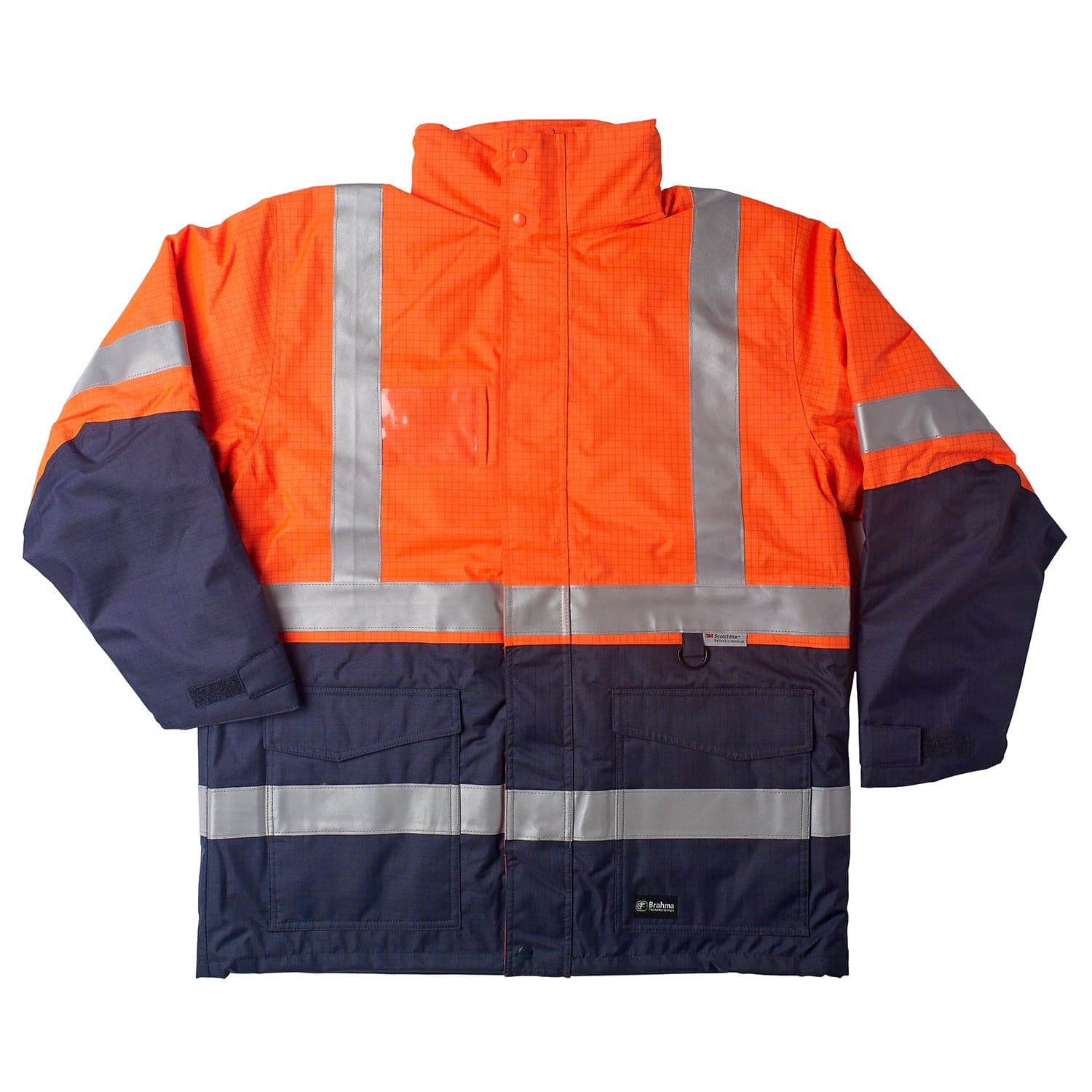 Brahma Platinum Jacket Flame Retardant & Anti Static (Orange/Navy)