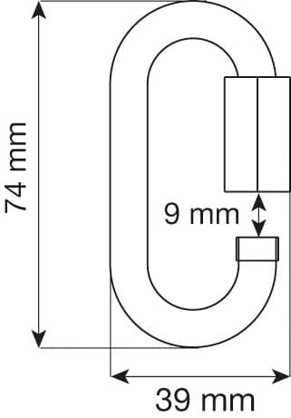 CAMP Oval Quick Link Stainless 8 Mm