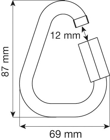 CAMP Delta Quick Link Steel 10 Mm