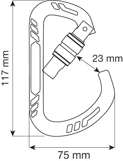 CAMP Guide XL Lock - Titanium