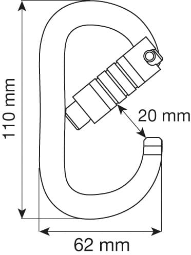 CAMP Oval XL 3Lock - Titanium