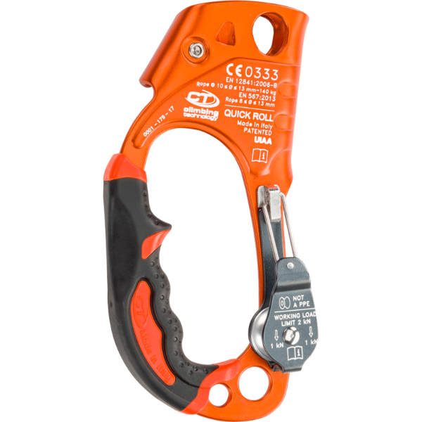 Climbing Technology Right Handed Quick Roll Ascender  With Integrated Pulley