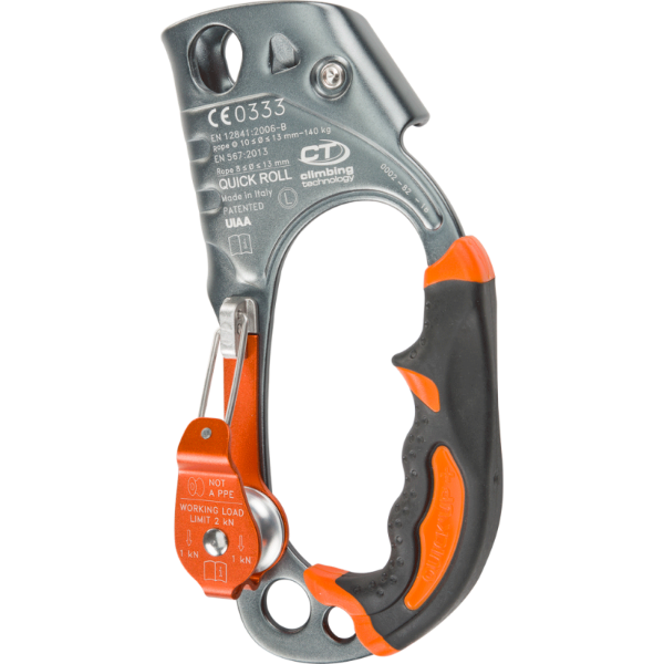 Climbing Technology Right Handed Quick Roll Ascender  With Integrated Pulley_1