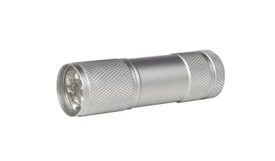 FastAid Torch, Aluminium, Led, Batteries Included - Silver