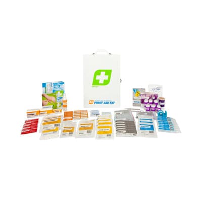 FastAid First Aid Kit, R2, Workplace Response Kit, Metal Wall Mount_0
