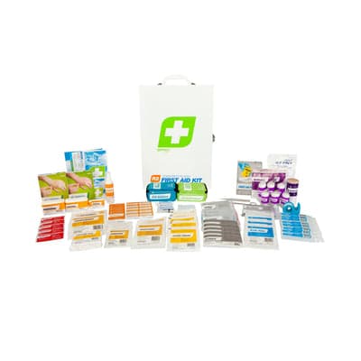 FastAid First Aid Kit, R2, Constructa Max Kit, Metal Wall Mount