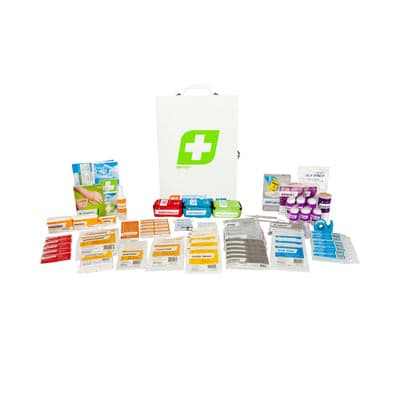 FastAid First Aid Kit, R2, Response Plus Kit, Metal Wall Mount