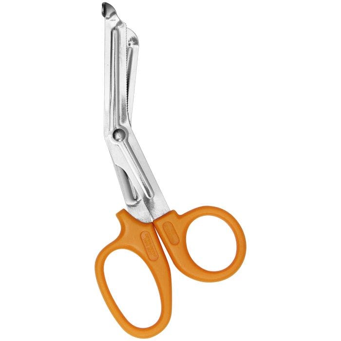 First Aid Only 5.75" Stainless Steel Bandage Shears Orange Handle