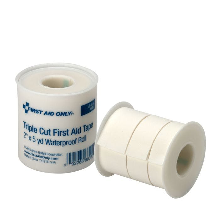 First Aid Only 2" Triple Cut Waterproof First Aid Tape 6/box
