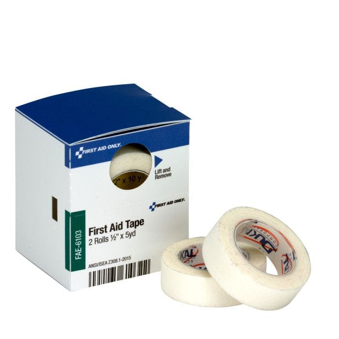 First Aid Only SC Refill 1/2"x5yd First Aid Tape, 2/box