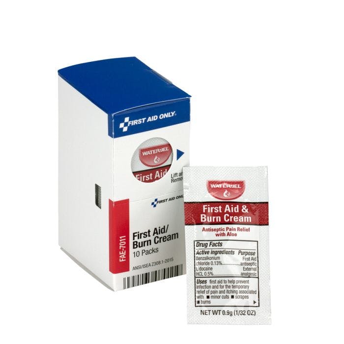 First Aid Only SC Refill First Aid Burn Cream, 10/box